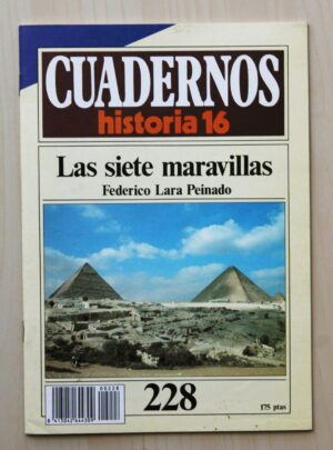 CUADERNOS HISTORIA 16, num 228. LAS SIETE MARAVILLAS