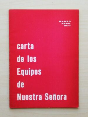 CARTA DE LOS EQUIPOS DE NUESTRA SEÑORA