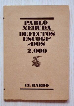 DEFECTOS ESCOGIDOS. 2000. (Col. El Bardo, 122)