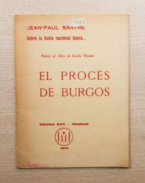 SOBRE LA LLUITA NACIONAL BASCA. Prefaci al llibre de Giselle Halimi EL PROCÉS DE BURGOS