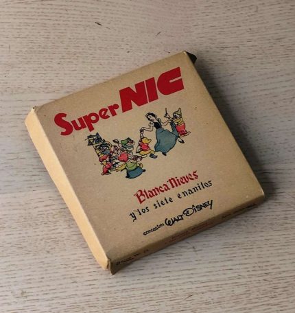 Antigua PELICULA de CINE "SUPER NIC". Serie W.D. nº 609-614. BLANCANIEVES y los siete enanitos (4 rollo, incompleta)