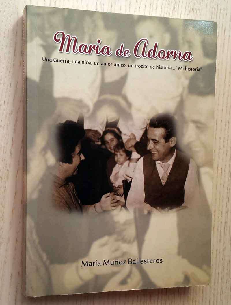 MARÍA DE ADORNA. (firmado por la autora)