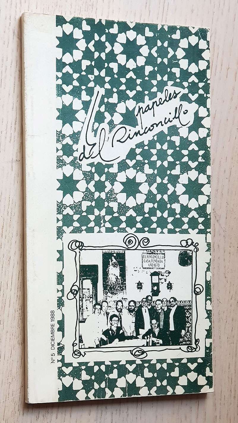 PAPELES DEL RINCONCILLO nº 5 (diciembre 1988)