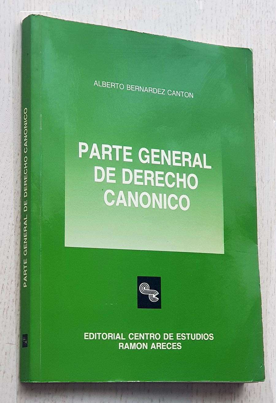 PARTE GENERAL DE DERECHO CANONICO
