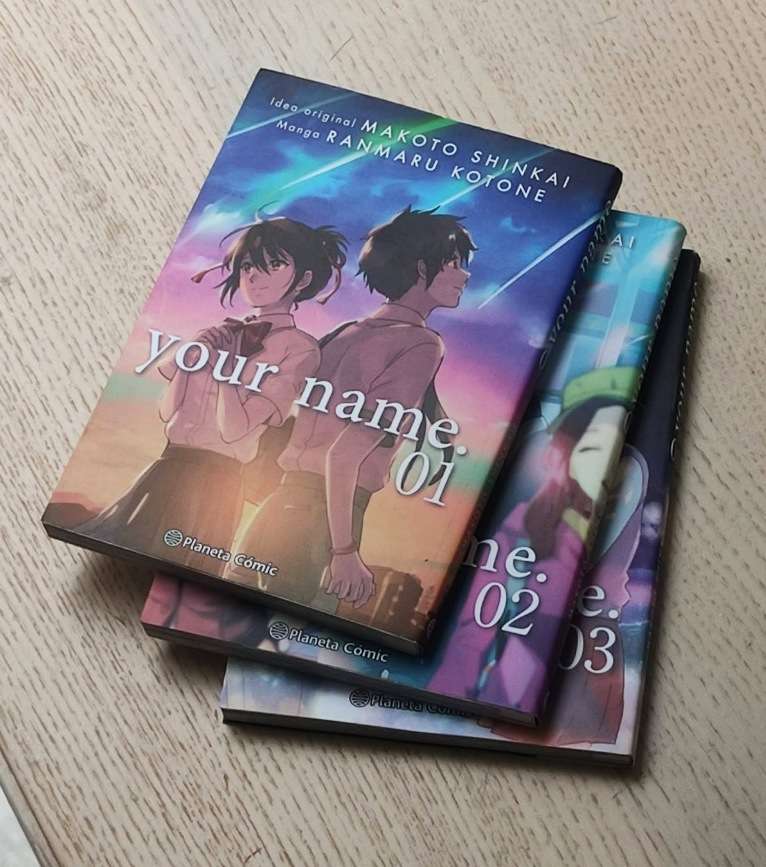 YOUR NAME 1, 2 y 3 (manga / 3 volumenes, completo)