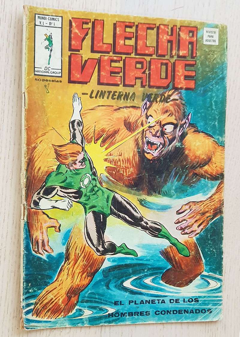 FLECHA VERDE. V.1 - nº 1. El planeta de los hombres condenados. (Vértice)