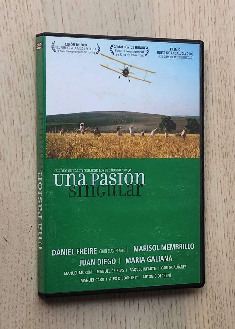 UNA PASIÓN SINGULAR (película DVD que narra la vida de Blas Infante)