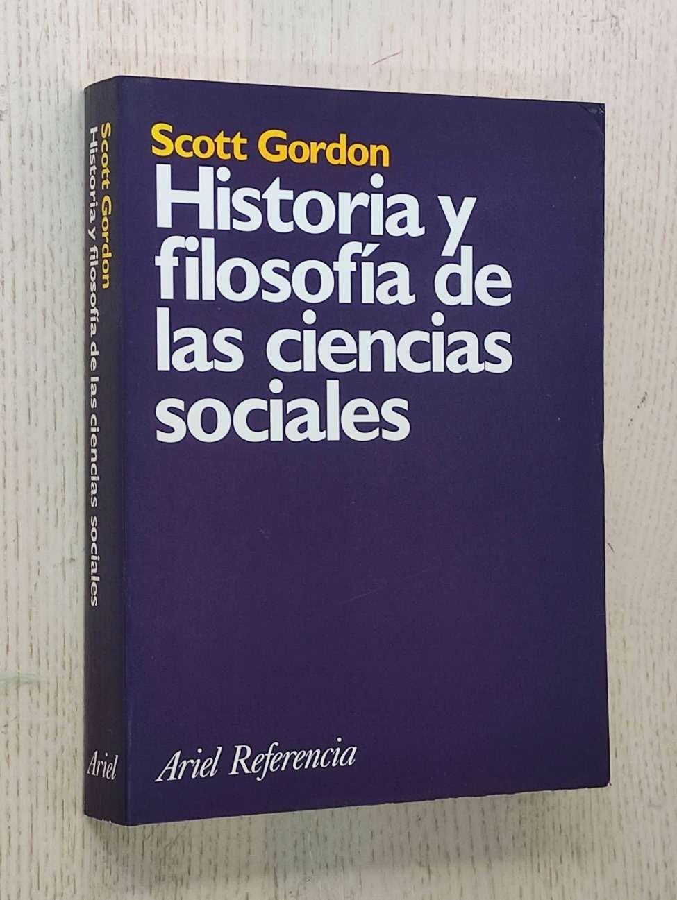 HISTORIA Y FILOSOFÍA DE LAS CIENCIAS SOCIALES